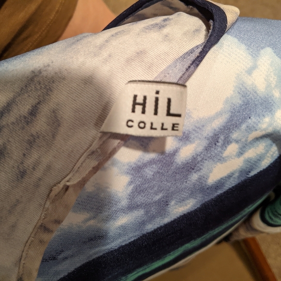 Oceanic Horizon Graphic Vintage Maxi Dress - Picture 3 of 4